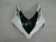 2008-2011 Honda CBR1000RR Motorcycle Fairings Kits - White Glossy Black