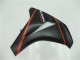 2008-2011 Honda CBR1000RR Motorcycle Fairings - Matte Black Red
