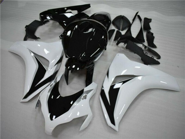 2008-2011 Honda CBR1000RR Bike Fairings - White Glossy Black