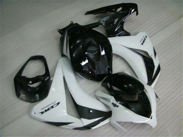 2008-2011 Honda CBR1000RR Bike Fairings - White Glossy Black