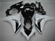 2008-2011 Honda CBR1000RR Bike Fairings - White Glossy Black
