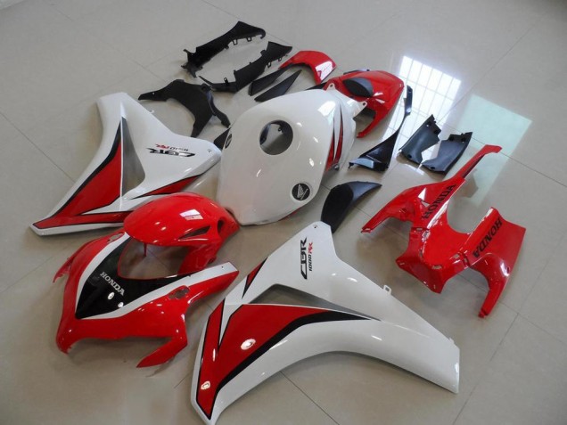 2008-2011 Honda CBR1000RR Bike Fairings - White Red Glossy Black