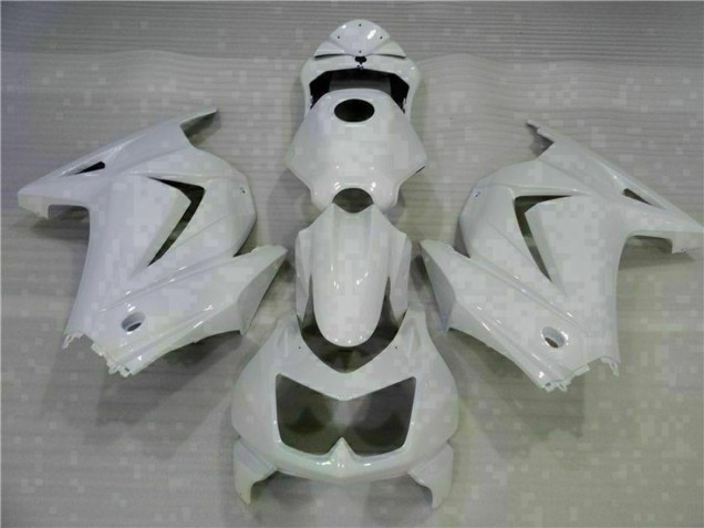 2008-2012 Kawasaki EX250 Motorcycle Fairings - White