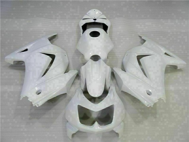 2008-2012 Kawasaki EX250 Motorcycle Fairings - White