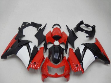 2008-2012 Kawasaki EX250 Motorcycle Fairings - Red White Black