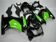 2008-2012 Kawasaki EX250 Motorcycle Fairings - Glossy Black Green