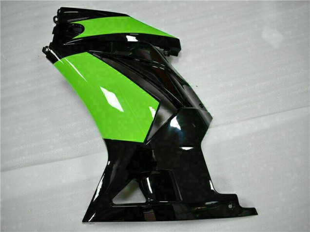 2008-2012 Kawasaki EX250 Motorcycle Fairings - Glossy Black Green