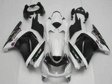 2008-2012 Kawasaki EX250 Motorcycle Fairings - White Black Green
