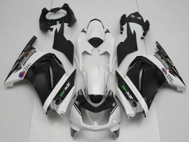 2008-2012 Kawasaki EX250 Motorcycle Fairings - White Black Green