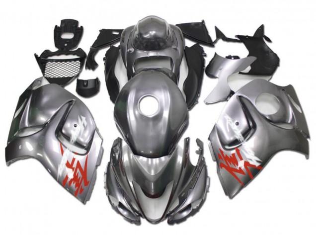 2008-2020 Suzuki GSXR 1300 Hayabusa Motorcycle Fairings - Silver