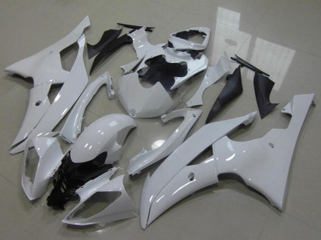 2008-2016 Yamaha YZF R6 Motorcycle Fairing - Glossy White