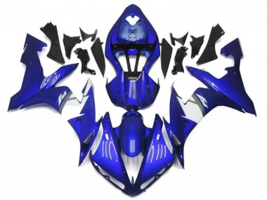 2009-2011 Yamaha YZF R1 Motorcycle Fairings - Blue White