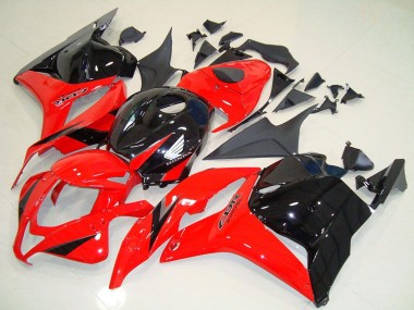 2009-2012 Honda CBR600RR Motorcycle Fairing - Red Glossy Black