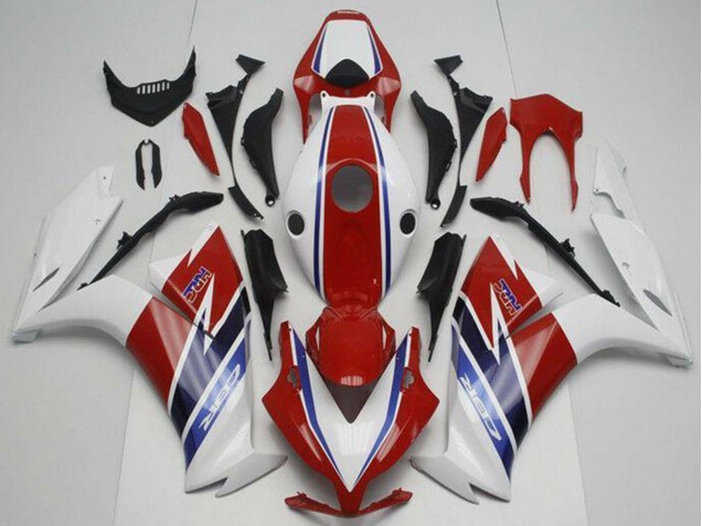 2012-2016 Honda CBR1000RR Bike Fairings - White Red Blue