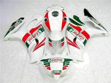 2012-2016 Honda CBR1000RR Motorcycle Fairing - White Red Green Castrol