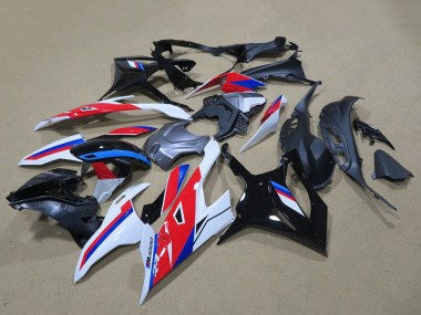 2019-2022 BMW S1000RR Motorcycle Fairing - Black White Red Blue