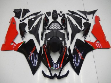 2009-2015 Aprilia RSV4 1000 Motorcycle Fairings - Black Red