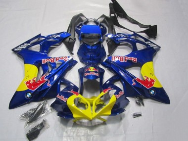 2009-2014 BMW S1000RR Motorcycle Fairings - Blue Yellow Red Bull
