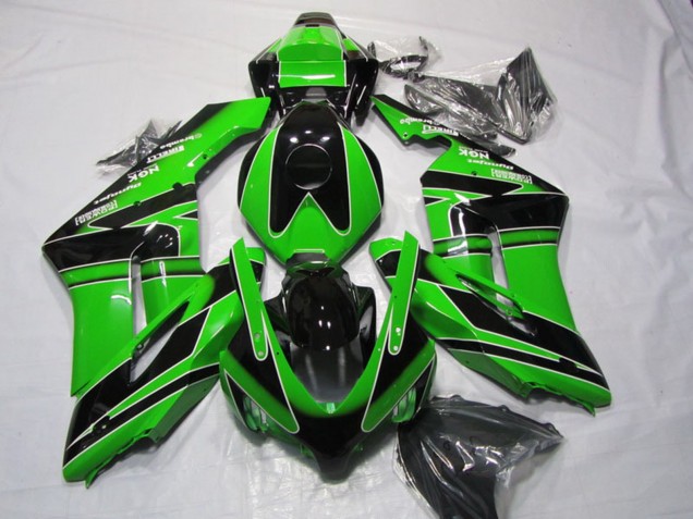 2004-2005 Honda CBR1000RR Motorcycle Fairing - Green Glossy Black