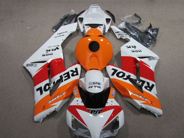 2004-2005 Honda CBR1000RR Motorcycle Fairings - White Orange Red Black Repsol