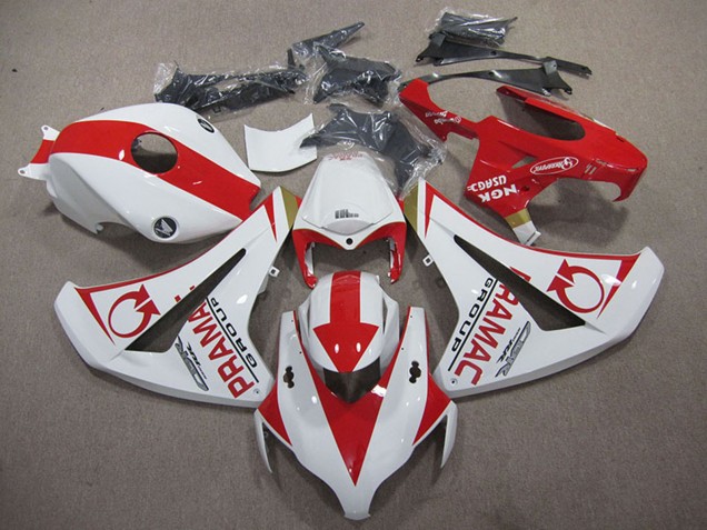 2008-2011 Honda CBR1000RR Motorcycle Fairings - White Red Pramac