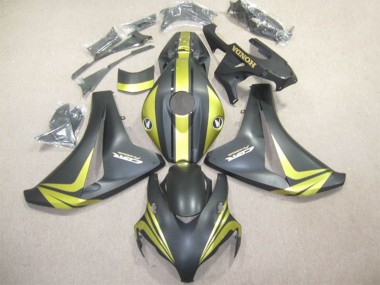 2008-2011 Honda CBR1000RR Motorcycle Fairings - Yellow Matte Black