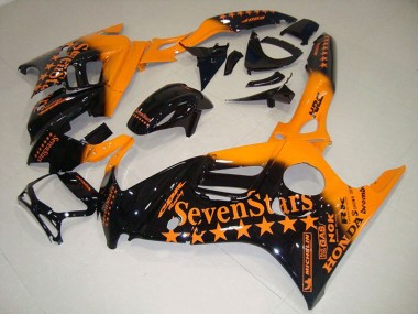 1995-1996 Honda CBR600 F3 Motorcycle Fairings - Orange Glossy Black SevenStars