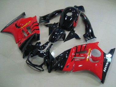 1995-1996 Honda CBR600 F3 Motorcycle Fairing Kits - Red Glossy Black