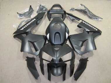 2005-2006 Honda CBR600RR Motorcycle Fairings Kits - Matte Black