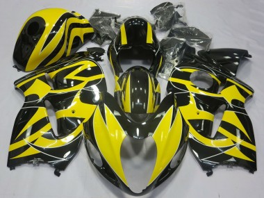 1996-2007 Suzuki GSXR 1300 Motorcycle Fairings - Yellow Black