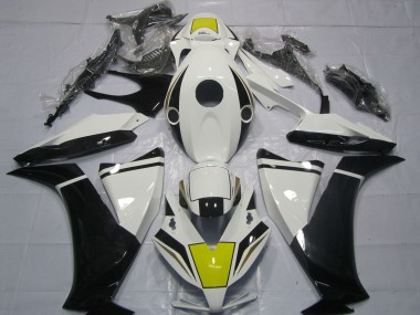 2012-2016 Honda CBR1000RR Motorcycle Fairing - White Yellow Glossy Black