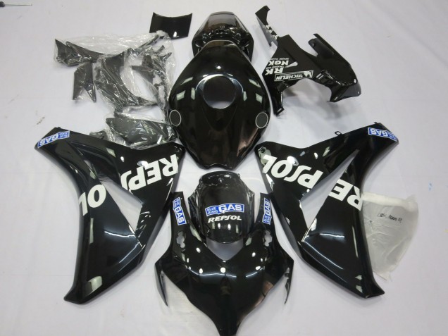 2008-2011 Honda CBR1000RR Motorcycle Fairings - Glossy Black Blue White Repsol