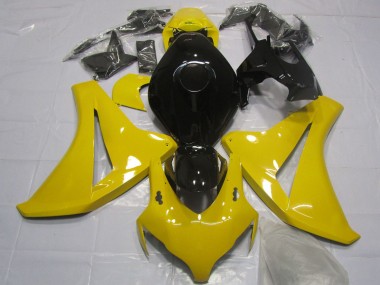 2008-2011 Honda CBR1000RR Motorcycle Fairing - Yellow Glossy Black