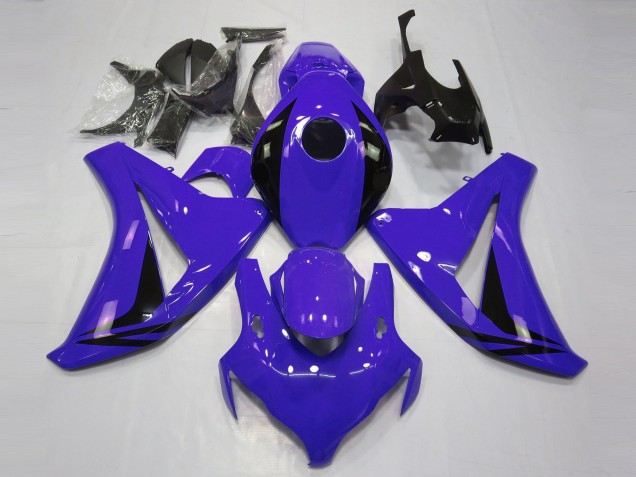 2008-2011 Honda CBR1000RR Motorcycle Fairings - Blue Glossy Black OEM Style