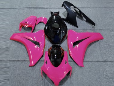 2008-2011 Honda CBR1000RR Motorcycle Fairings - Pink Glossy Black