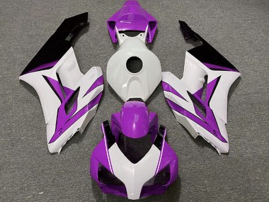 2004-2005 Honda CBR1000RR Motorcycle Fairings - White Purple Glossy Black