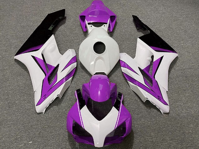2004-2005 Honda CBR1000RR Motorcycle Fairings - White Purple Glossy Black