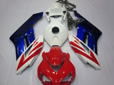 2004-2005 Honda CBR1000RR Motorcycle Fairings - White Red Blue