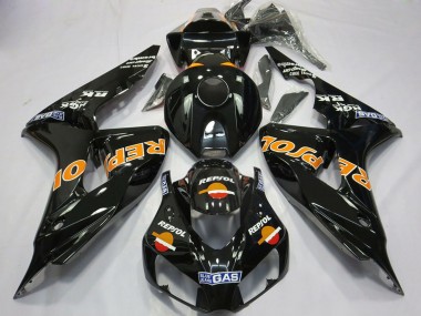 2006-2007 Honda CBR1000RR Motorcycle Fairings - Glossy Orange Repsol