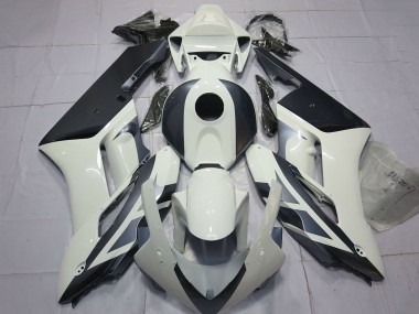 2004-2005 Honda CBR1000RR Motorcycle Fairings - White Matte Black