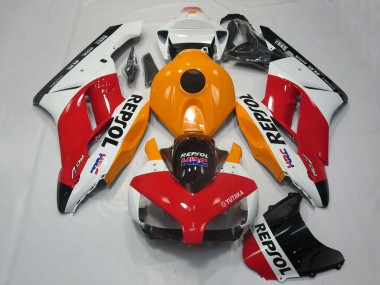2004-2005 Honda CBR1000RR Motorcycle Fairings - White Orange Red Glossy Black Repsol HRC