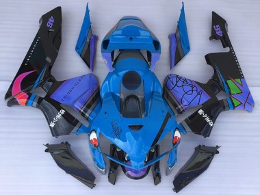 2005-2006 Honda CBR600RR Motorcycle Fairings - Blue Shark