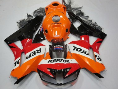 2013-2023 Honda CBR600RR Motorcycle Fairings - Orange White Red Glossy Black Repsol