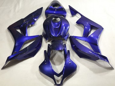2007-2008 Honda CBR600RR Motorcycle Fairings - Blue