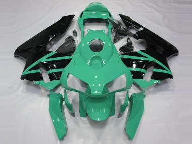 2003-2004 Honda CBR600RR Motorcycle Fairings - Mint Green Glossy Black