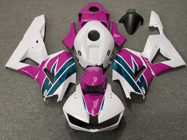 2013-2023 Honda CBR600RR Motorcycle Fairings - White Pink Emerald