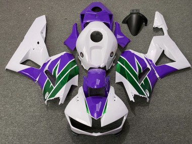 2013-2023 Honda CBR600RR Motorcycle Fairings - White Purple Green