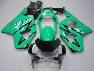2002-2003 Honda CBR954RR Motorcycle Fairings - Teal Blue Glossy Black