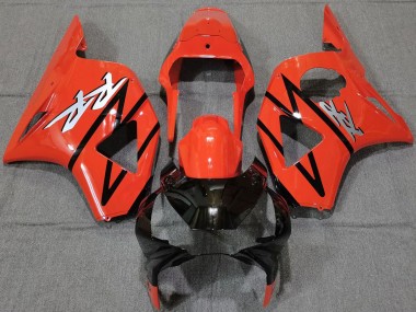 2002-2003 Honda CBR954RR Motorcycle Fairings - Red Glossy Black Stripe