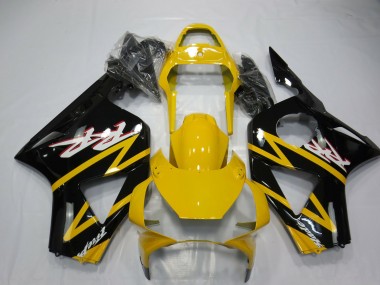 2002-2003 Honda CBR954RR Motorcycle Fairings - Yellow Glossy Black